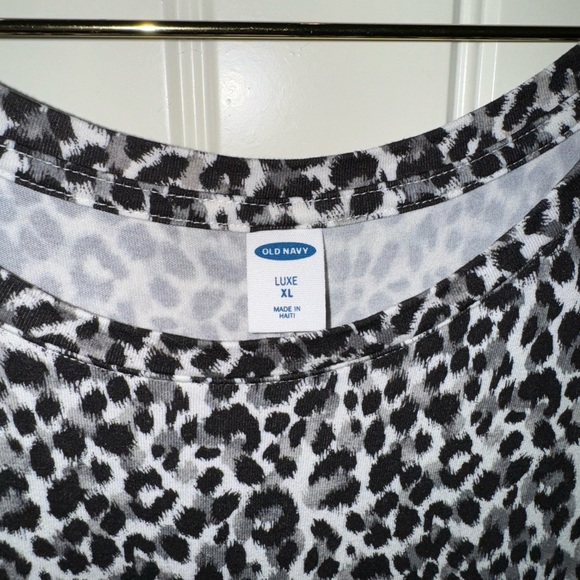 Old Navy Luxe Tank Top - Black Leopard - Picture 2 of 3